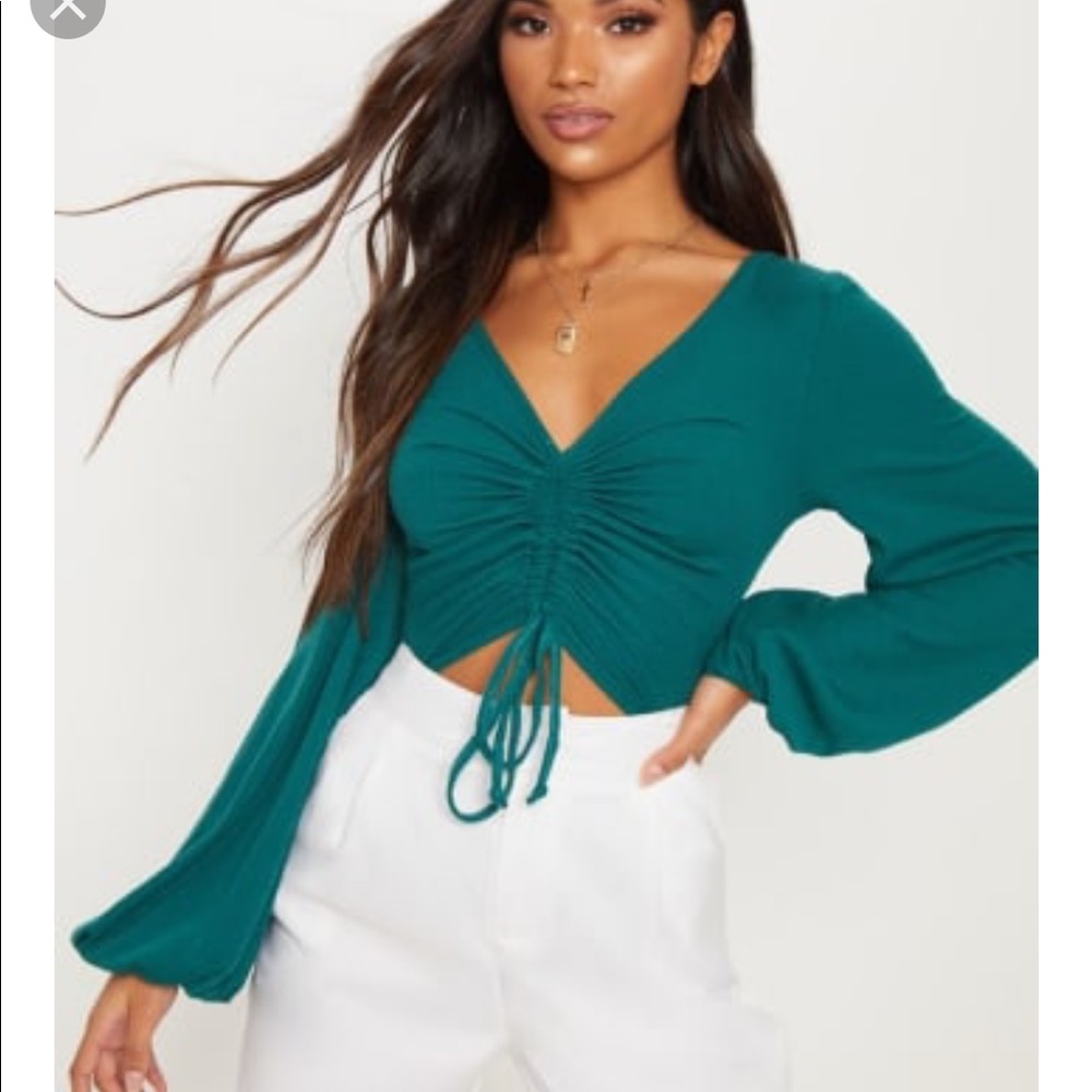 PLT ruched bodysuit